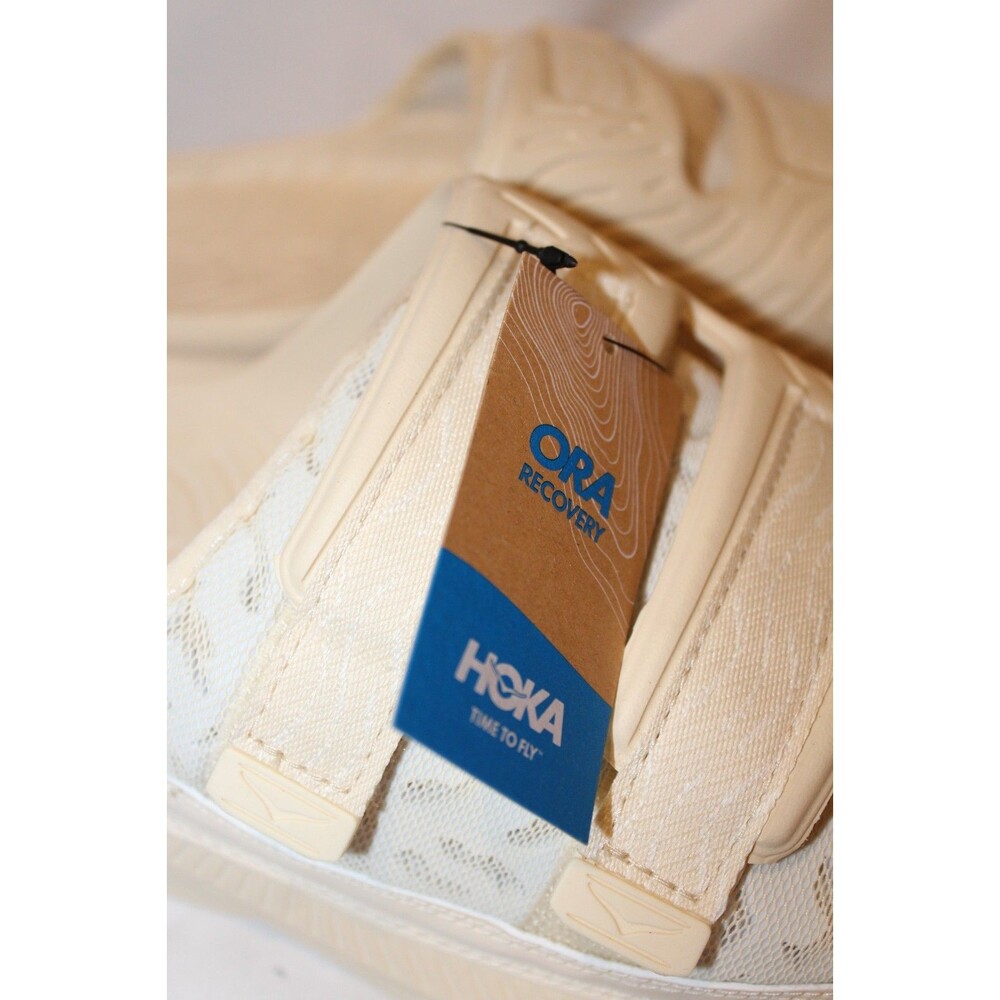 HOKA Men's Ora Luxe Recovery Slide Sandals Tan Sz 13 NWT - Picture 3 of 6